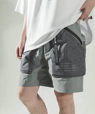 Rakuten - 【THE SWINGGGR(ザ・スウィンガー)】【予約販売5月上旬〜中旬入荷】 MULTIFUNCTIONAL SHORTS ショートパンツ(0126-SWG-PT003)