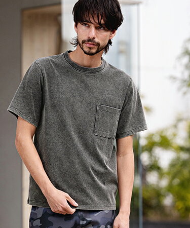 Rakuten - 【CAMBIO(カンビオ)】ライトニットデニムポケットTシャツ(14131M26CM)