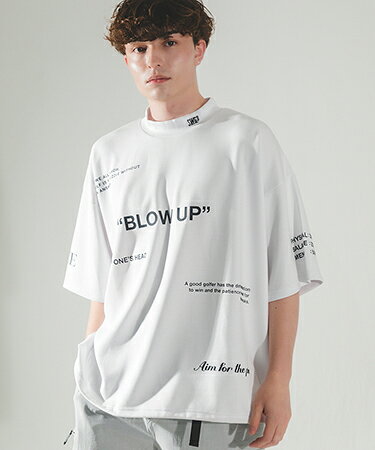 Rakuten - 【THE SWINGGGR(ザ・スウィンガー)】【予約販売5月上旬〜中旬入荷】 BLOW UP MOCK TEE モックネックTシャツ(0126-SWG-CT005)