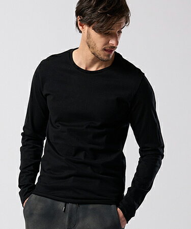 Rakuten - 【wjk】【予約販売10月上旬〜中旬入荷】 slim cut-off crew-neck L-S ロングスリーブカットソー(7007 js01j)