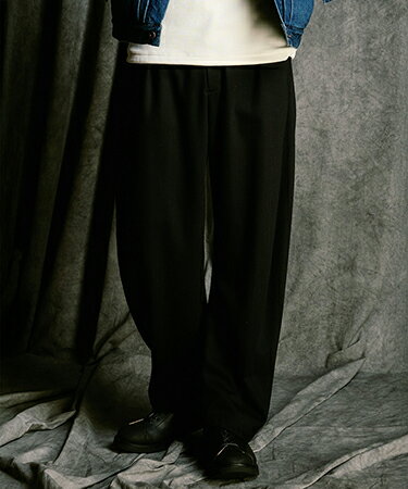 Rakuten - 【wjk】【予約販売10月中旬〜下旬入荷】 venetian stripe wide banana slacks ワイドバナナスラックスパンツ(5226 wo09j)