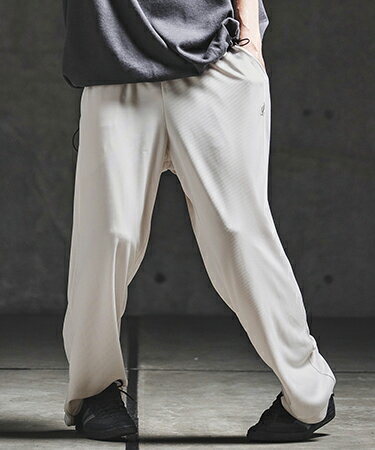 Rakuten - 【GLIMCLAP(グリムクラップ)】【予約販売5月中旬〜下旬入荷】 Sheer Waffle Fabric Track Pants トラックパンツ(202-061-gls-cg)