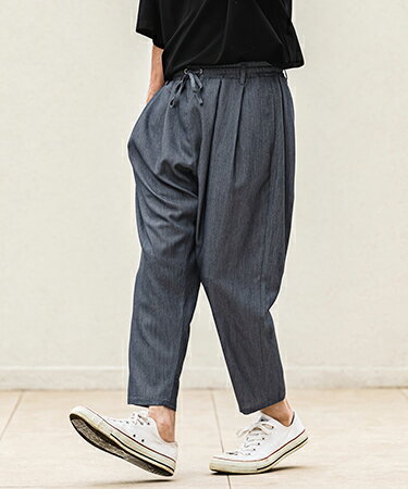 Rakuten - 【CAMBIO(カンビオ)】【予約販売6月中旬〜下旬入荷】 Daily Chambray Tapered Pants テーパードパンツ(S600226cmb)