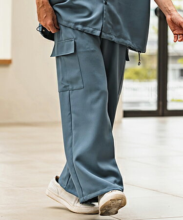 Rakuten - 【CAMBIO(カンビオ)】【予約販売5月下旬〜6月上旬入荷】 Polyester Tropical Cargo Pants カーゴパンツ(S65126cmb)