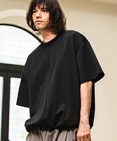Rakuten - 【CAMBIO(カンビオ)】【予約販売5月下旬〜6月上旬入荷】 Hem Shirring Short Sleeve Cut sew シャーリングTシャツ(S68926cmb)