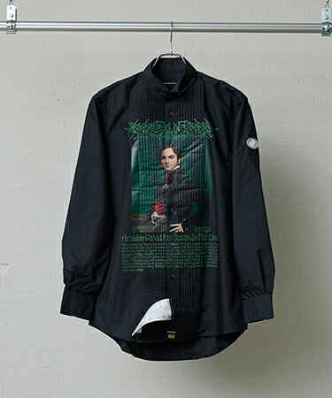 【BODYSONG.(ボディソング)】【予約販売10月下旬〜11月上旬入荷】METALDAVID SH_FVS×BS シャツ(BS269201)