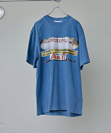 Rakuten - 【BODYSONG.(ボディソング)】【予約販売10月下旬〜11月上旬入荷】VINTAGE-ISH 「MAIN CHARACTER」 OVER-DYE Tシャツ(BS269002)