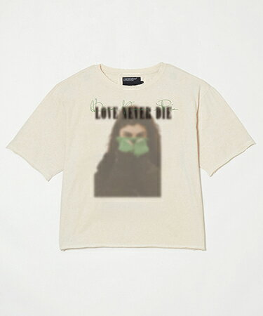 【A Good Bad Influence(ア グッド バッド インフルエンス)】【予約販売8月中旬〜下旬入荷】LOVE NEVER DIE t-shirt Tシャツ(AGBI-26AW-T01)