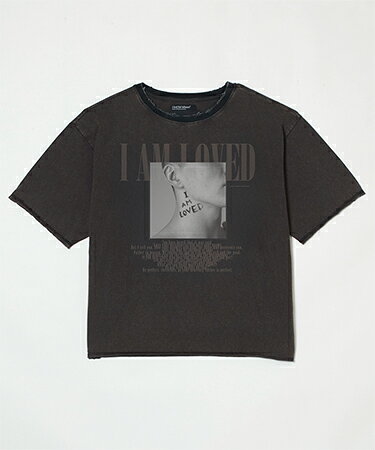 Rakuten - 【A Good Bad Influence(ア グッド バッド インフルエンス)】【予約販売8月中旬〜下旬入荷】I AM LOVED t-shirt Tシャツ(AGBI-26AW-T08)