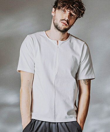 Rakuten - 【NO ID.(ノーアイディー)】【予約販売5月上旬〜中旬入荷】ハーフZIP-PO Tシャツ(858006-474T)
