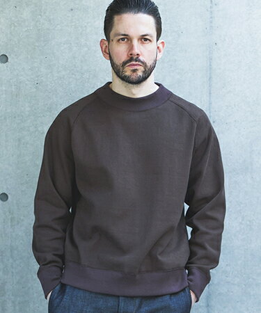Rakuten - 【MROLIVE(ミスターオリーブ)】【予約販売10月上旬〜中旬入荷】HEAVY-DUTY COTTON - FLAT SEAMER BOTTLE NECK JERSEY ボトルネックカットソー(M263120)