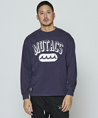 Rakuten - 【ACANTHUS(アカンサス)】【予約販売8月中旬〜下旬入荷】Shadow College Logo L-S Tee ロングスリーブTシャツ(MA2661)