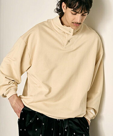 Rakuten - 【Kelen(ケレン)】【予約販売9月上旬〜中旬入荷】DAVID STAND COLLAR SWEAT TOP スウェット(KLM26FCS1216)