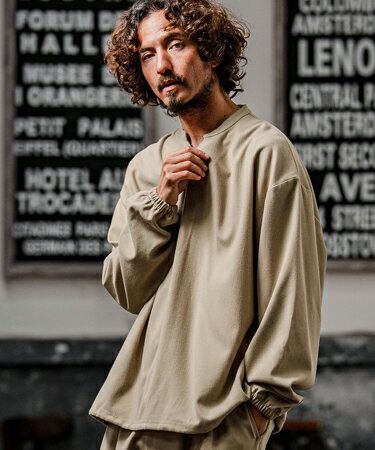 樂天商城 - 【CAMBIO(カンビオ)】【予約販売8月中旬〜下旬入荷】Brushed TR Woven Pullover Shirt プルオーバーシャツ(A72126cmb)