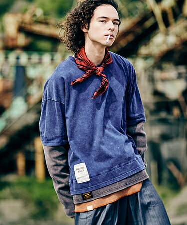Rakuten - 【glamb(グラム)】【予約販売8月下旬〜9月上旬入荷】Ticket Tag Tri Layered Cutsew チケットタグトライレイヤードカットソー(GB0326-CS07)