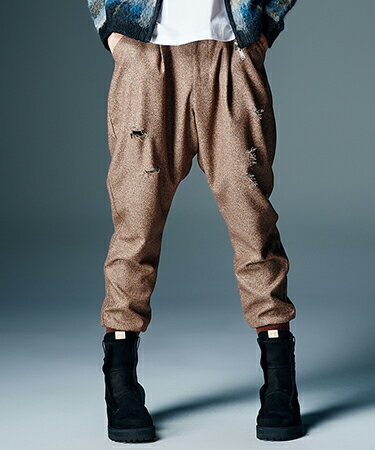 樂天商城 - 【glamb(グラム)】【予約販売9月中旬〜下旬入荷】Tweed Jogger Pants ツイードジョガーパンツ(GB0326-P05)