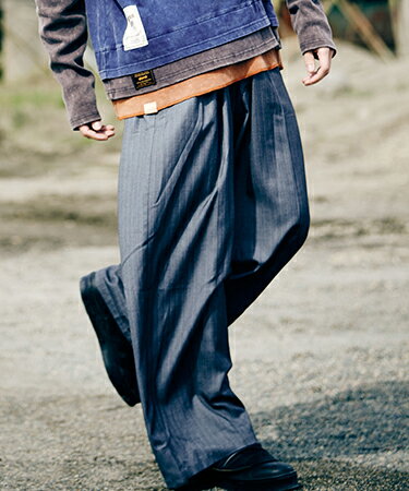Rakuten - 【glamb(グラム)】【予約販売8月上旬〜中旬入荷】Suit Fabric Baggy Pants スーツファブリックバギーパンツ(GB0326-P10)