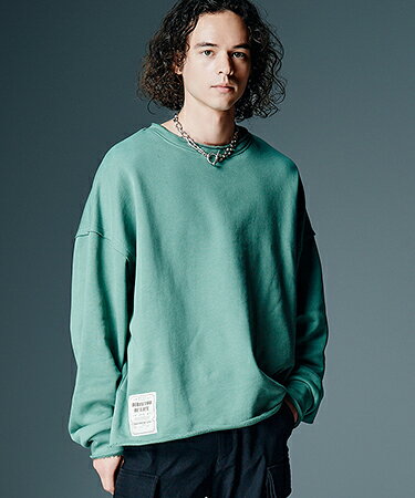 Rakuten - 【glamb(グラム)】【予約販売8月下旬〜9月上旬入荷】Ticket Tag Damage Sweat チケットタグダメージスウェット(GB0326-CS11)