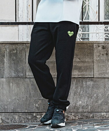 Rakuten - 【felkod(フィルコッド)】【予約販売10月中旬〜下旬入荷】 Heart Puff Print 12oz Fleece Easy Pants イージーパンツ(F26A220)