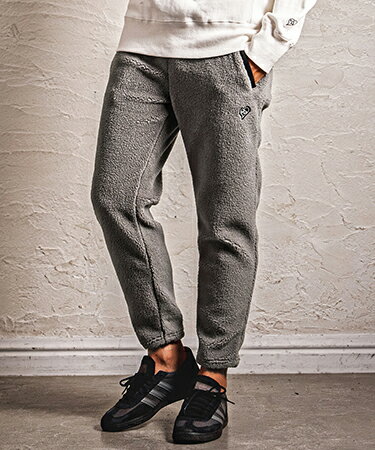 Rakuten - 【1minute 1second(ワンミニットワンセカンド)】【予約販売11月上旬〜中旬入荷】faux leather trim boa pants ボアイージーパンツ(1M26A130)