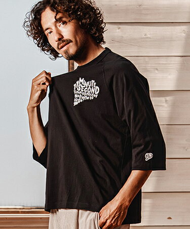 Rakuten - 【1minute 1second(ワンミニットワンセカンド)】【予約販売9月下旬〜10月上旬入荷】metal & pave heart print half sleeve T-shirt ラグランTシャツ(1M26A300)