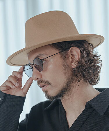 【Magine(マージン)】【予約販売9月上旬〜中旬入荷】Wool Blend Fedora Hat ハット(MGN-263-016)
