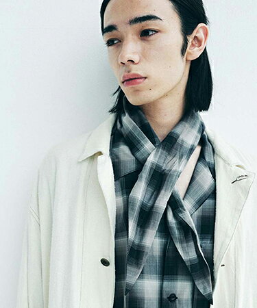 【ANEI(アーネイ)】【予約販売4月上旬〜中旬入荷】 DIA SCARF PLAID スカーフ(AN0271_S0001_PL)