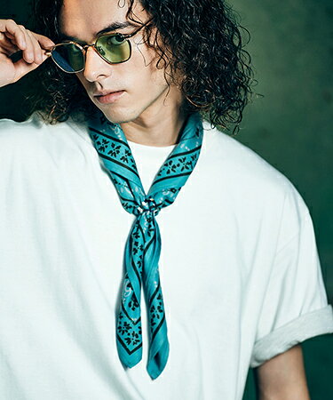 【glamb(グラム)】【予約販売11月中旬〜下旬入荷】Monogram Scarf モノグラムスカーフ(GB0426-AC09)