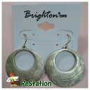 【未使用】Brighton　ゴールドムーンドロップピアス