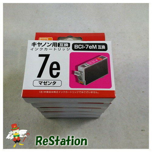 ��̤�����ʡ�Canon BCI-7eM(����Υ�ץ�󥿡��Ѹߴ�����) �ޥ��� PP-C7eM��5�ĥ��å�