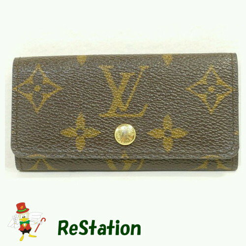 【中古】LOUIS VUITTON モノグラム 4連キーケース M62631 ミュルティクレ4【送料無料】