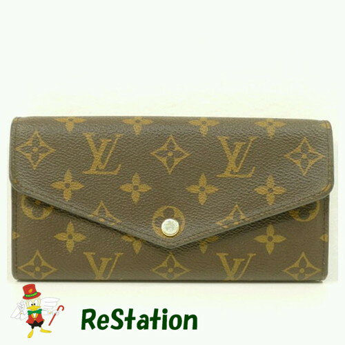 【中古】LOUIS VUITTON モノグラム ポルトフォイユ サラ 新型 2つ折り長財布 M60531【送料無料】