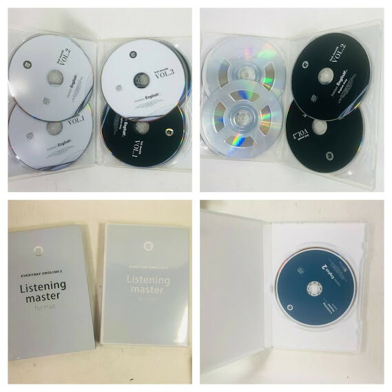 【中古】エブリディイングリッシュCD4セット30枚&forMACリスニングマスター