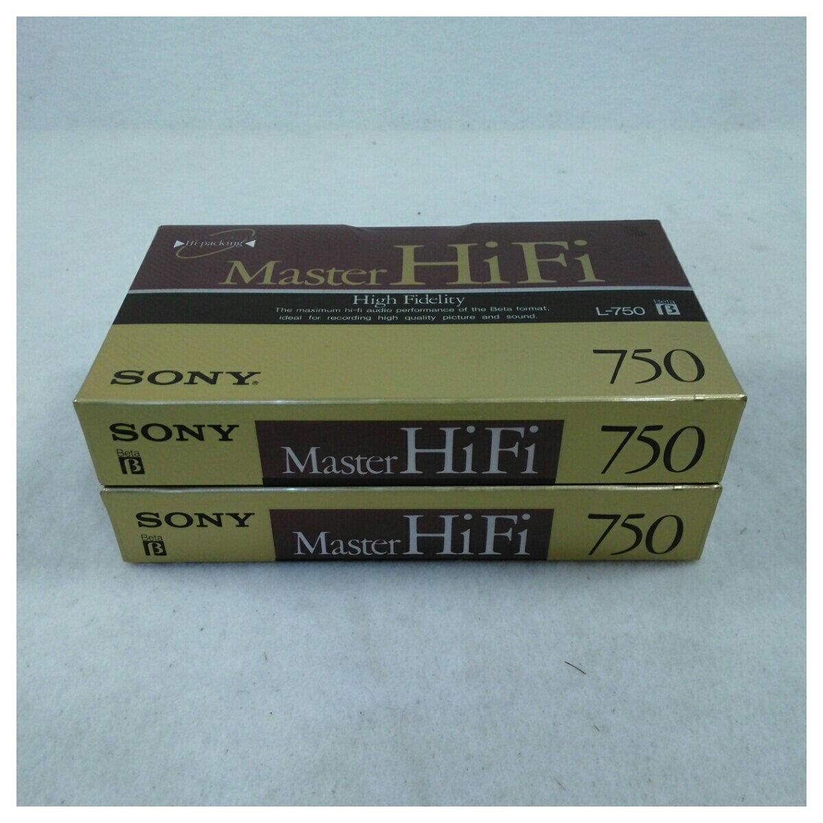 ��̤�����ʡ�SONY �١����ơ��� MasterHiFi L-750��2�ܥ��å�