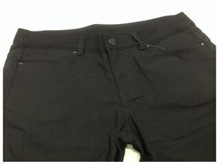 【中古】【送料無料】アツロウ タヤマ ATSURO TAYAMA ストレッチ パンツ ブラック レディース サイズ36