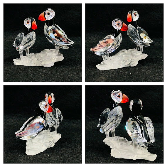 【中古】SWAROVSKI (スワロフスキー) フィギュア #261643ツノメドリPufffins置物クリスタルフィギリン【送料無料】