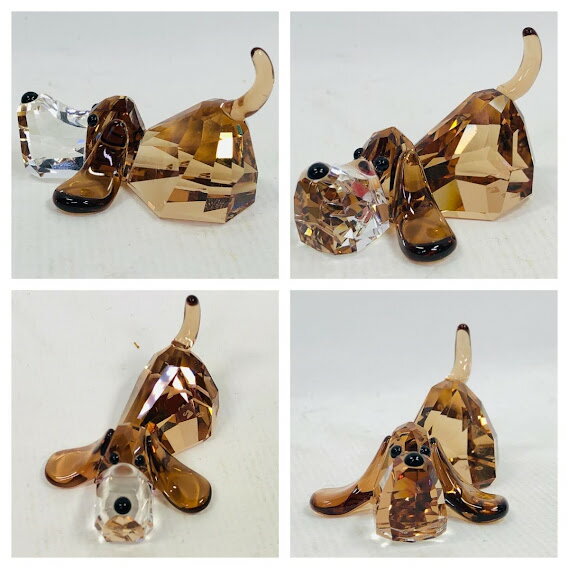 【中古】スワロフスキー【SWAROVSKI】クリスタル フィギュリン ラブロッツ Peppino(バセットハウンド) 935720 箱なし【送料無料】 [2]