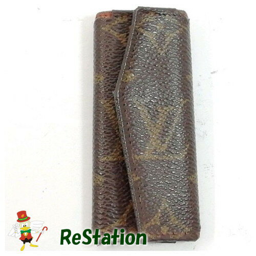 【中古】【送料無料】LOUIS VUITTON モノグラム 3連キーケース ★型番・製番不明※メール便でお送りします【代引き不可】
