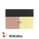 【未使用品】ナカバヤシ w/U A6 2種メモ ダスティピンク WU-A602-1