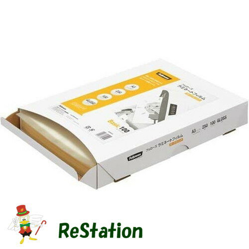 【未使用品】フェローズ A3サイズ用ボーナスパック 250枚入 100ミクロン ベーシック 5849201