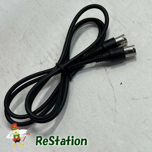 【送料無料】アンテナケーブル1m黒 F型プラグストレート4K8K非対応【メール便】代引きはできません