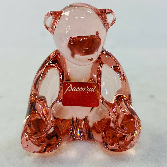 【中古】バカラ Baccarat クマ スピニング2101176クリスタル置物フィギリン箱なし【送料無料】 [2]