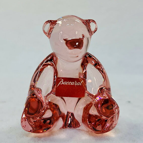 【中古】バカラ Baccarat クマ スピニング2101176クリスタル置物フィギリン箱なし【送料無料】 [3]