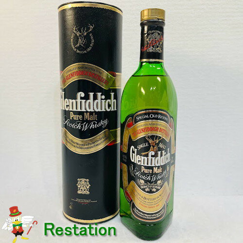 GLENFIDDICH 【未成年の飲酒は法律で禁じられています】グレンフィディック750ml43度オールドボトル 円筒形缶箱付きスコッチ古酒ウイスキー