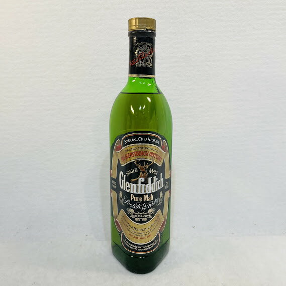 【未成年の飲酒は法律で禁じられています】グレンフィディック750ml43度オールドボトル 円筒形缶箱付きスコッチ古酒ウイスキー