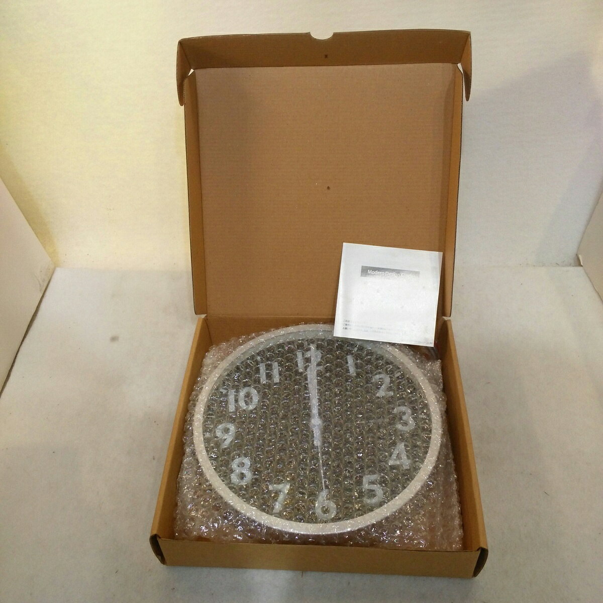 【未使用品】JIG 壁掛時計 Basic Design clock ブラック CMD-60022 [3]