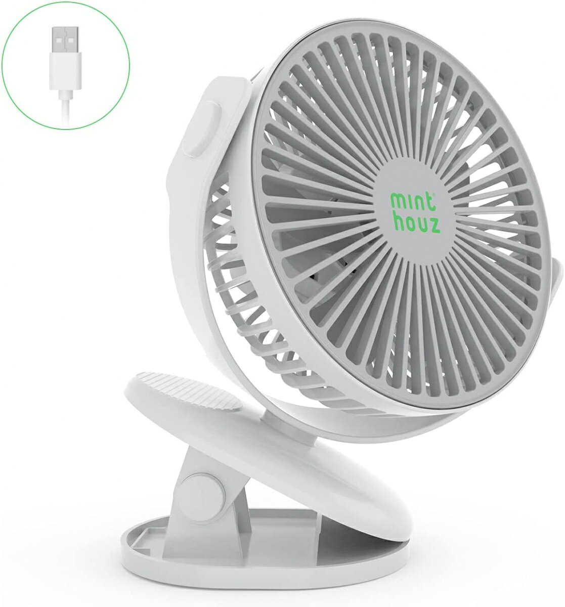 Minthouz『クリップ扇風機』