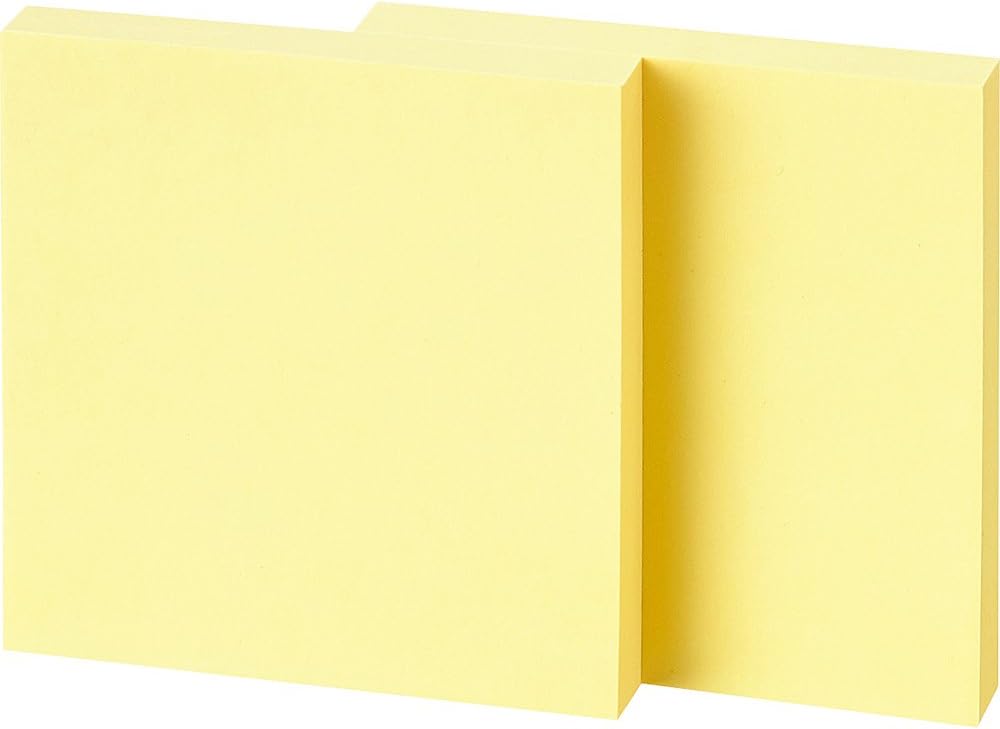 【未使用品】コクヨ ふせん K2 75×75mm イエロー K2メ-7575Y