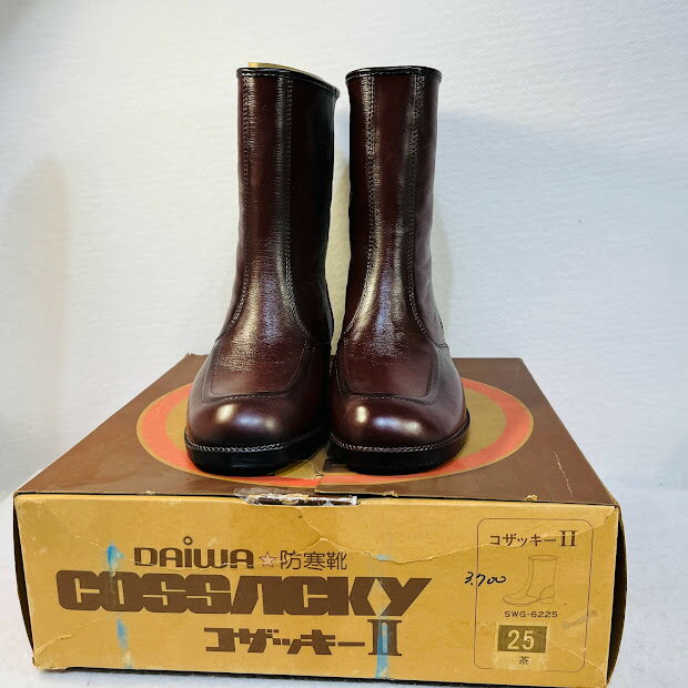 【未使用】ダイワ 防寒靴 コザッキー2 茶 25.0センチ アキレス社製 ユニセックス 裏起毛