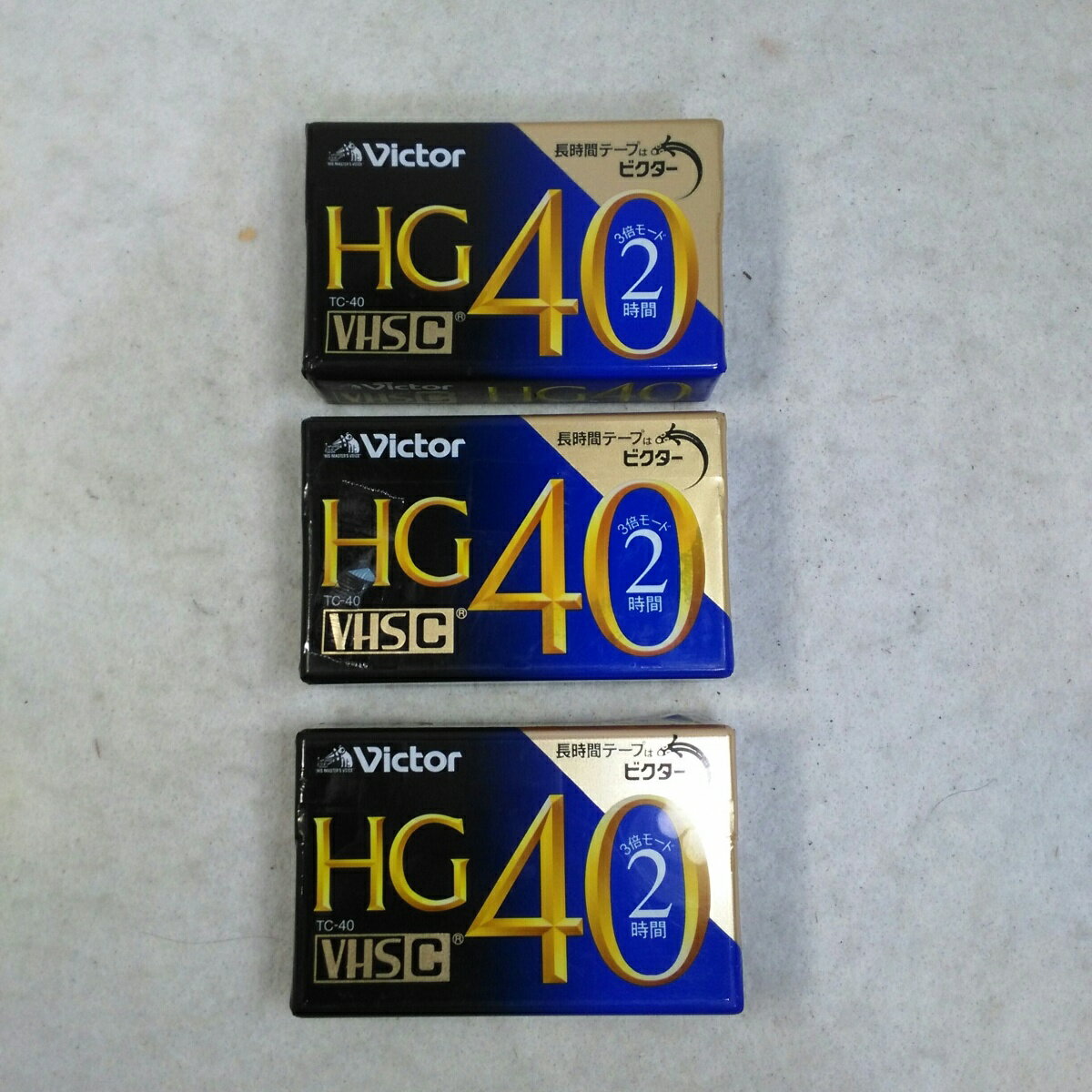 ��̤�����ʡۥӥ����� 40ʬ HG VHS-C �ӥǥ��ơ��� TC-40HGD��3�ܥ��åȡ�����̵���ۡڥ᡼���ؤǤ����ꤷ�ޤ���������Բ�